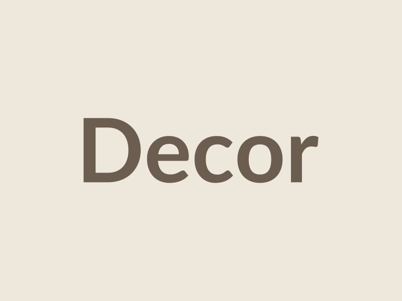 Decoração
